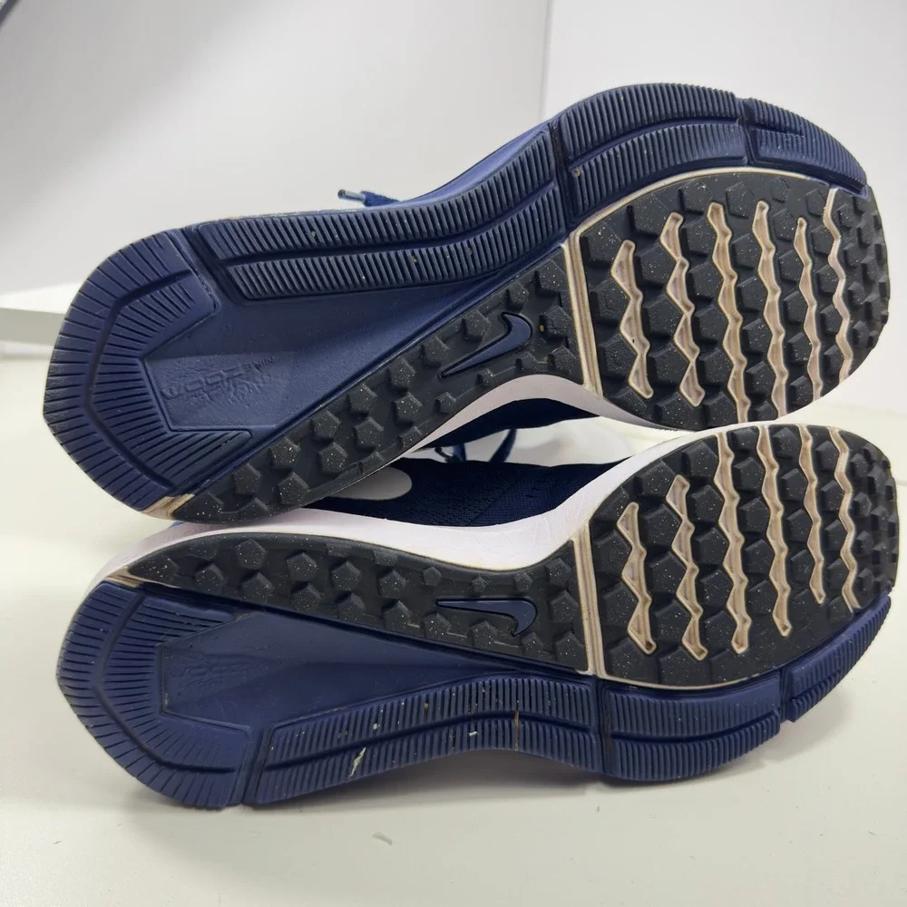 Nike Zoom Winflo 4 Men Size 8.5 Obsidian Navy Blue Running Shoes 898466-400